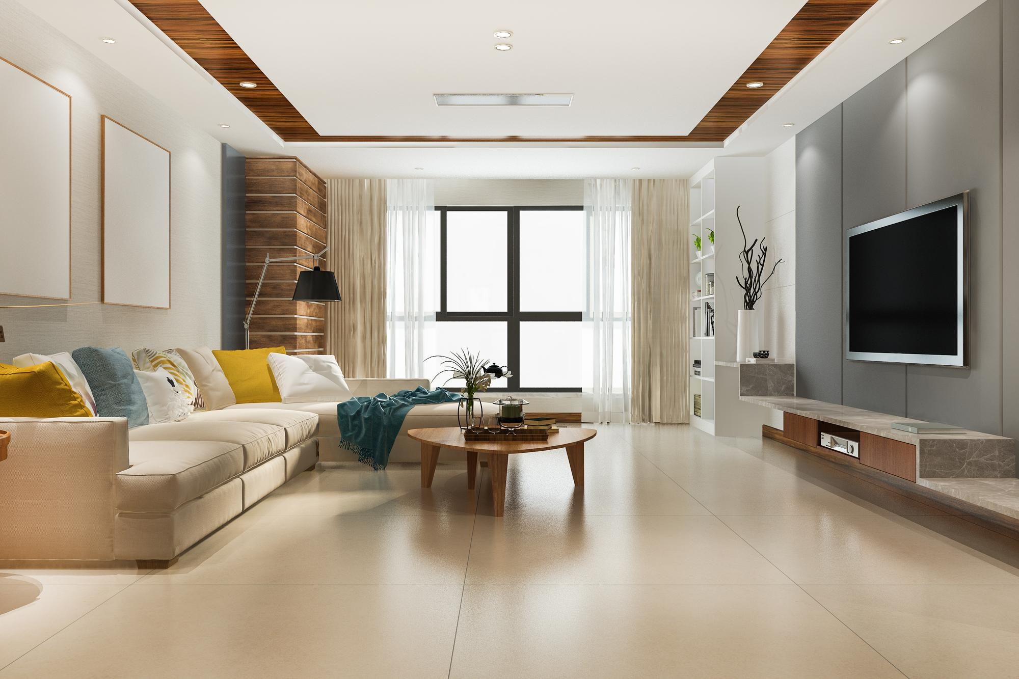 sala-estar-lujo-loft-renderizado-3d-estanteria-cerca-estanteria